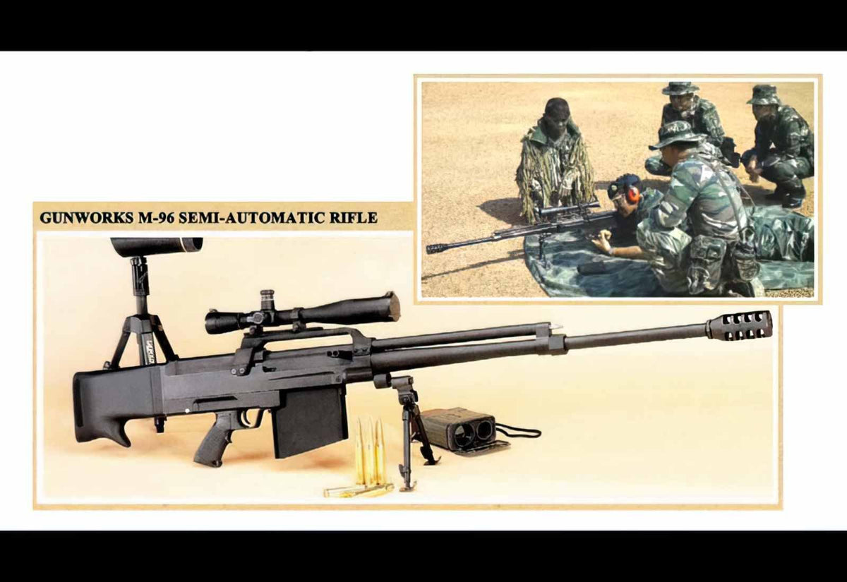 Harris Gunworks M96 Semiautomatic Antimaterial Rifle A4 Photo Print
