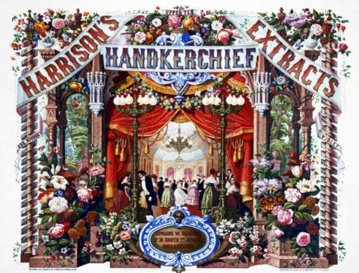 Harrison Handkerchief Extracts Vintage Retro Advert Poster A4 Photo Print