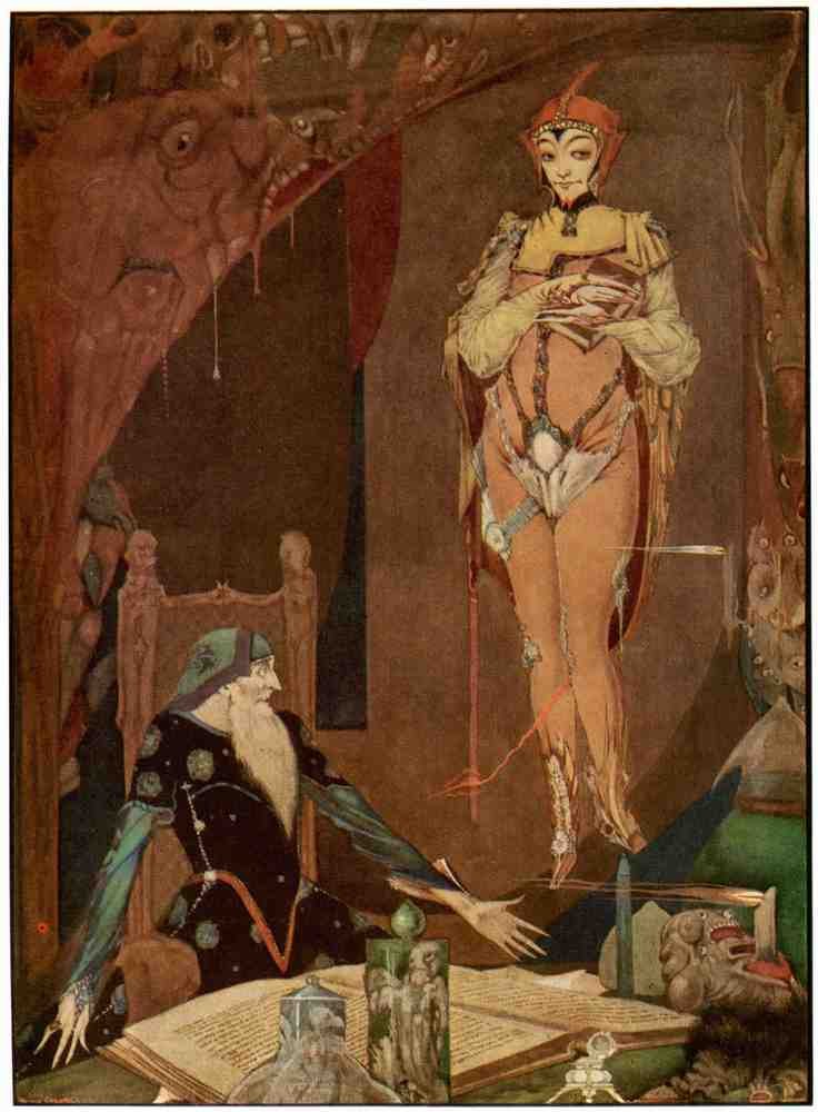 Harry Clarke 1 006 Vintage Illustration A4 Photo Print