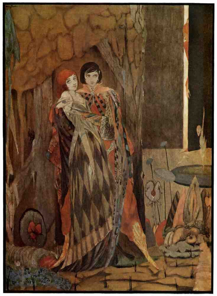 Harry Clarke 1 010 Vintage Illustration A4 Photo Print