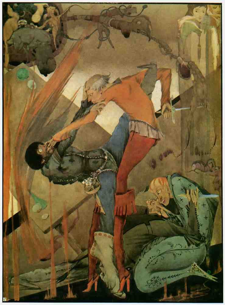 Harry Clarke 1 011 Vintage Illustration A4 Photo Print