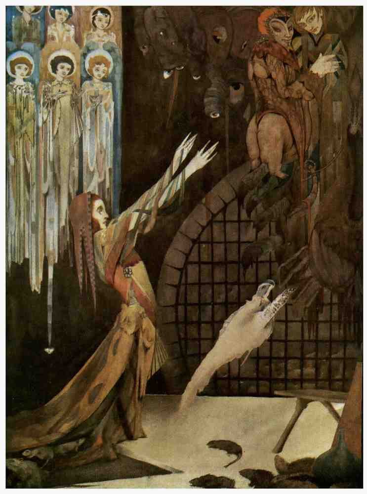 Harry Clarke 1 013 Vintage Illustration A4 Photo Print