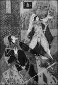 Harry Clarke 1 017 Vintage Illustration A4 Photo Print