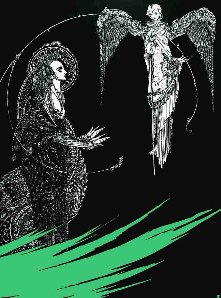 Harry Clarke 1 022 Vintage Illustration A4 Photo Print