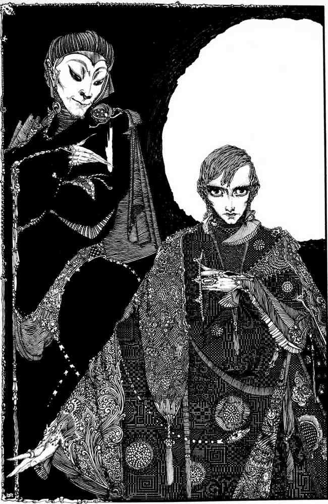 Harry Clarke 1 023 Vintage Illustration A4 Photo Print