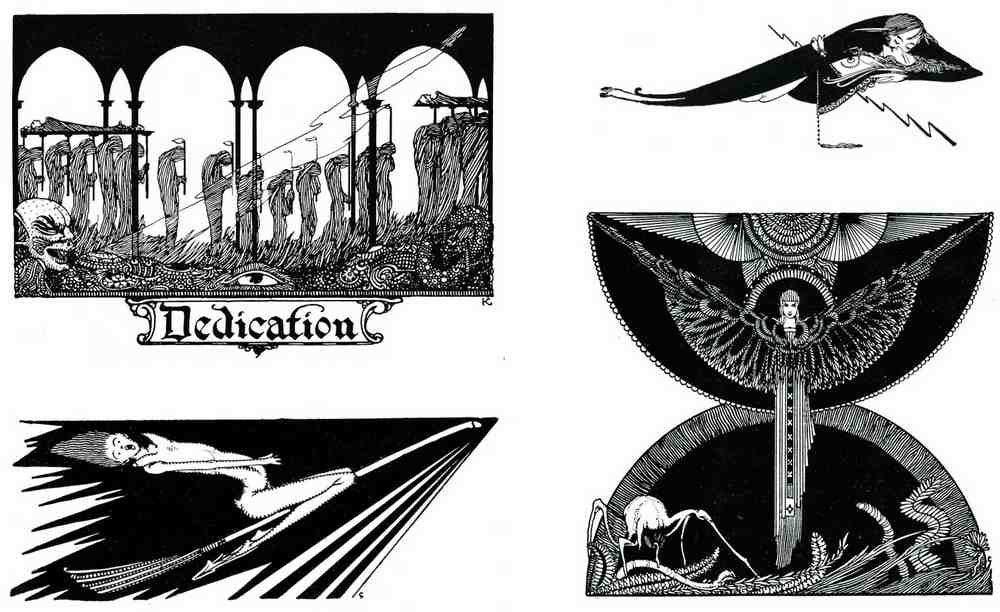 Harry Clarke 1 037 Vintage Illustration A4 Photo Print