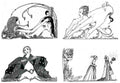 Harry Clarke 1 038 Vintage Illustration A4 Photo Print