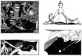 Harry Clarke 1 039 Vintage Illustration A4 Photo Print