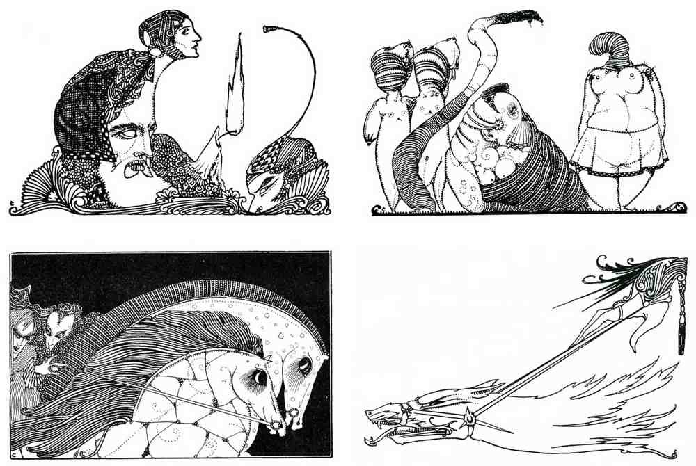 Harry Clarke 1 044 Vintage Illustration A4 Photo Print