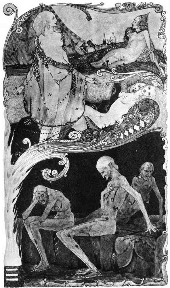Harry Clarke 1 049 Vintage Illustration A4 Photo Print