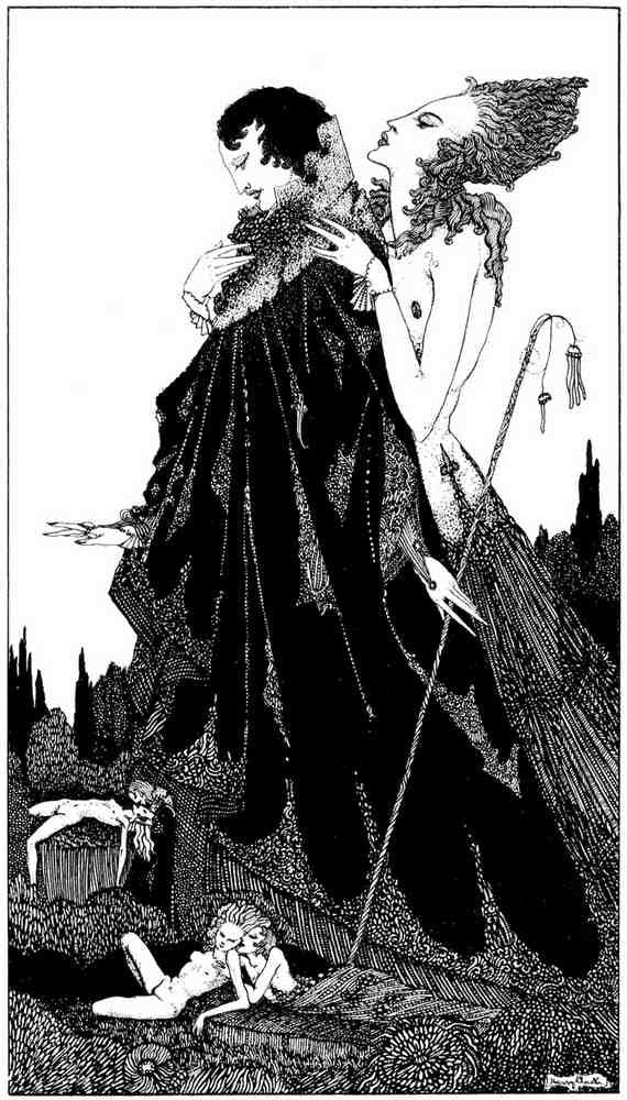 Harry Clarke 1 055 Vintage Illustration A4 Photo Print