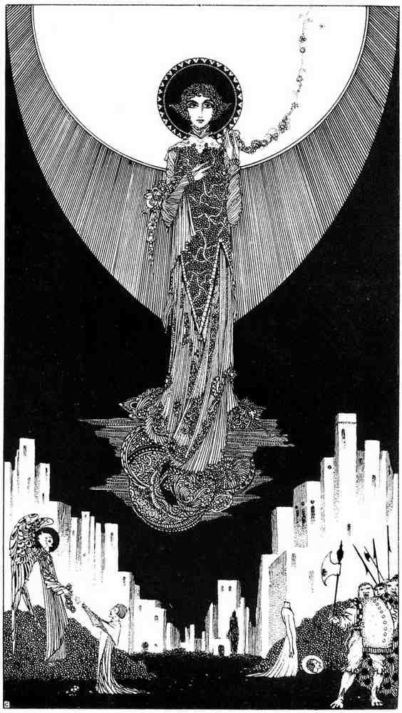 Harry Clarke 1 056 Vintage Illustration A4 Photo Print