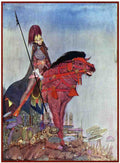 Harry Clarke 1 067 Vintage Illustration A4 Photo Print