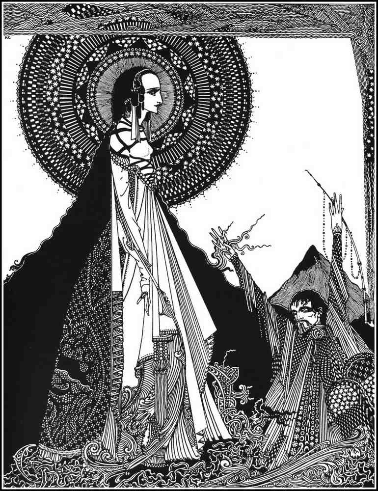 Harry Clarke 1 080 Vintage Illustration A4 Photo Print