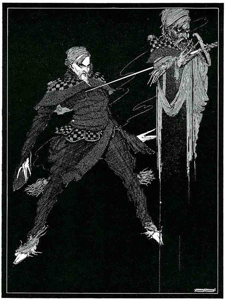 Harry Clarke 1 082 Vintage Illustration A4 Photo Print