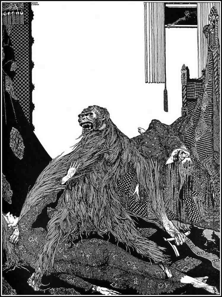Harry Clarke 1 083 Vintage Illustration A4 Photo Print