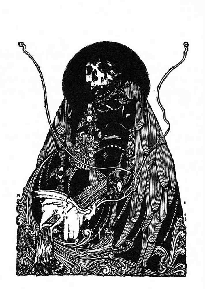 Harry Clarke 1 097 Vintage Illustration A4 Photo Print