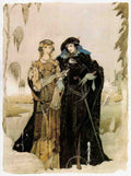 Harry Clarke 1 099 Vintage Illustration A4 Photo Print