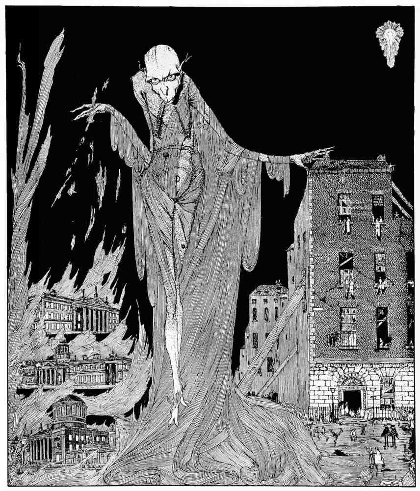 Harry Clarke 1 100 Vintage Illustration A4 Photo Print