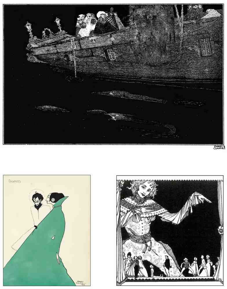 Harry Clarke 1 102 Vintage Illustration A4 Photo Print