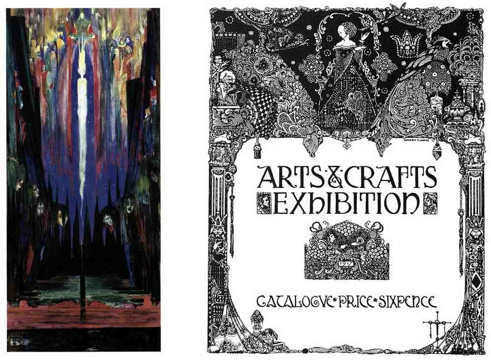Harry Clarke 1 104 Vintage Illustration A4 Photo Print