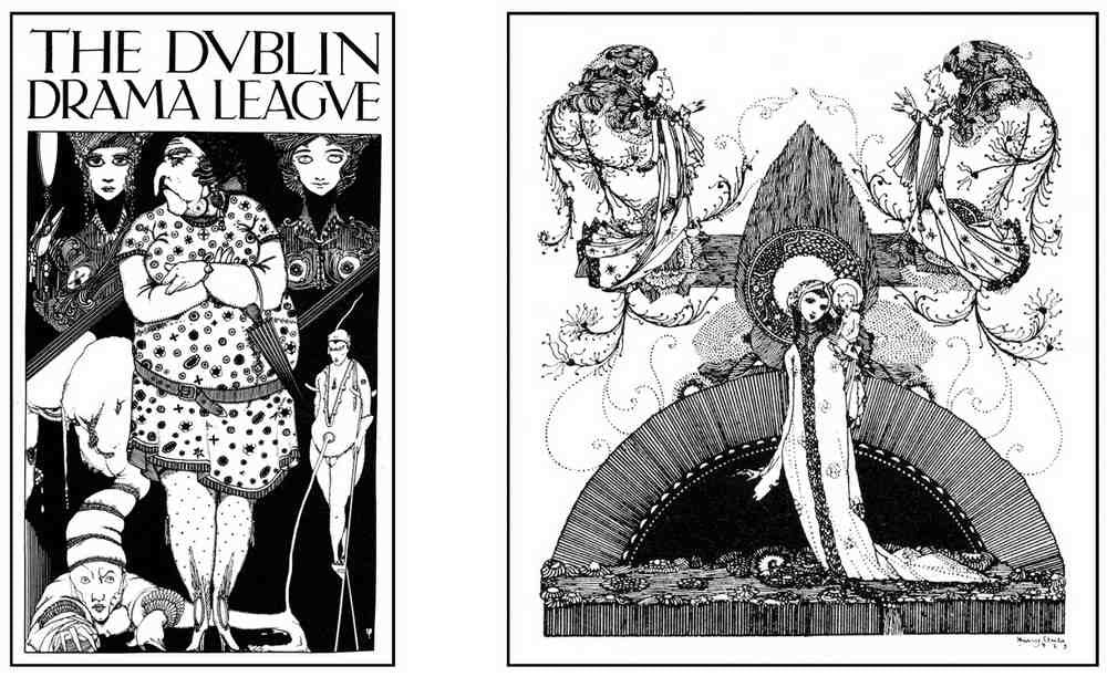 Harry Clarke 1 105 Vintage Illustration A4 Photo Print