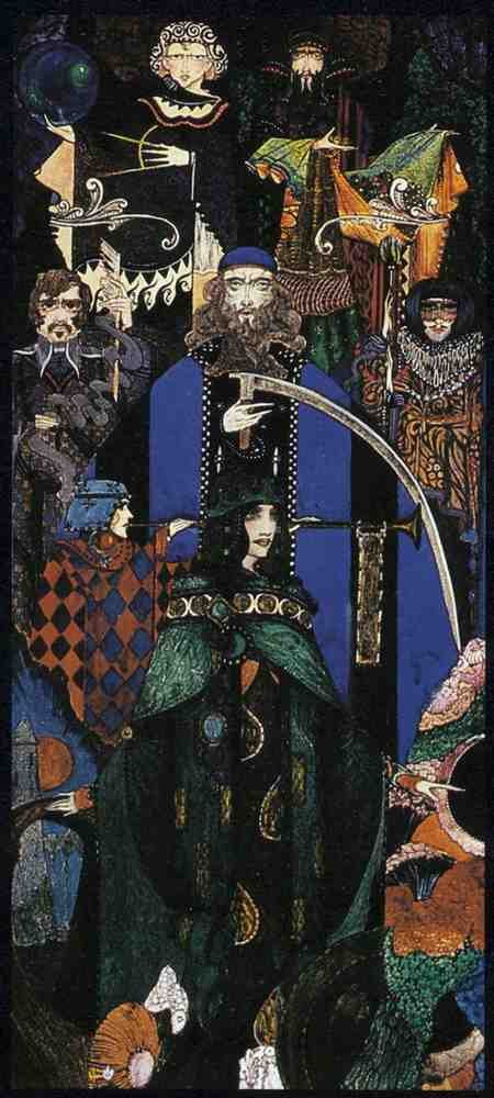 Harry Clarke 1 106 Vintage Illustration A4 Photo Print
