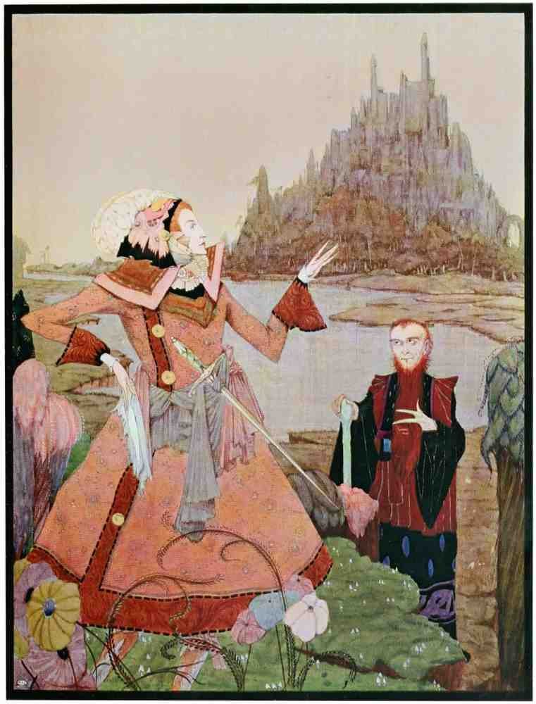 Harry Clarke 2 008 Vintage Illustration A4 Photo Print