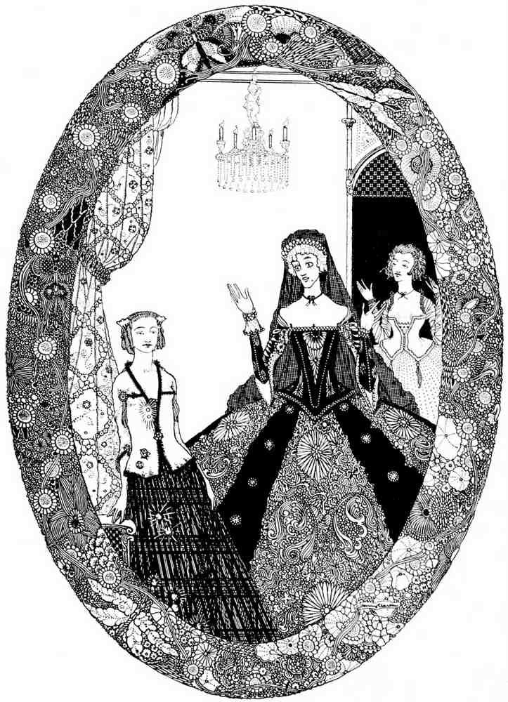 Harry Clarke 2 017 Vintage Illustration A4 Photo Print