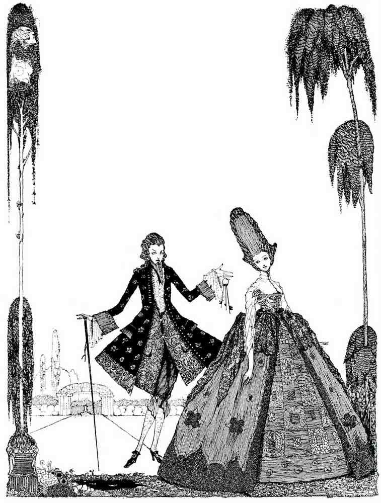 Harry Clarke 2 018 Vintage Illustration A4 Photo Print