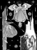 Harry Clarke 2 019 Vintage Illustration A4 Photo Print