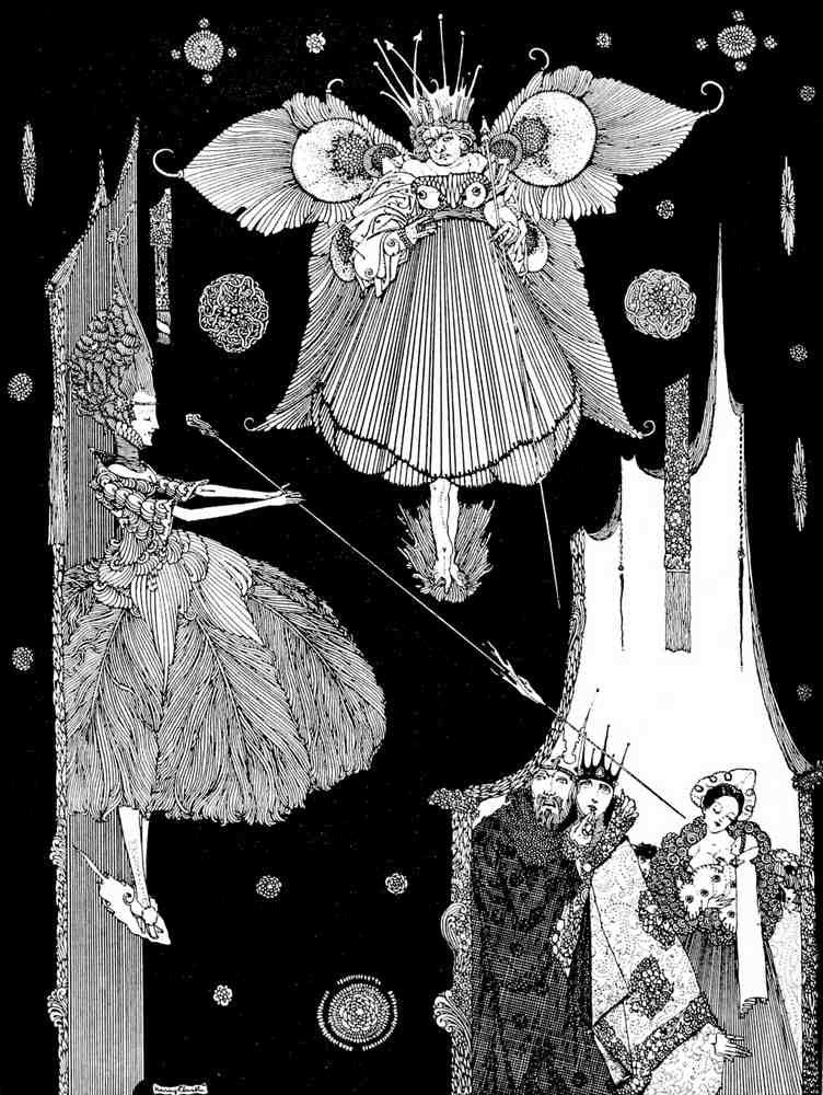 Harry Clarke 2 019 Vintage Illustration A4 Photo Print
