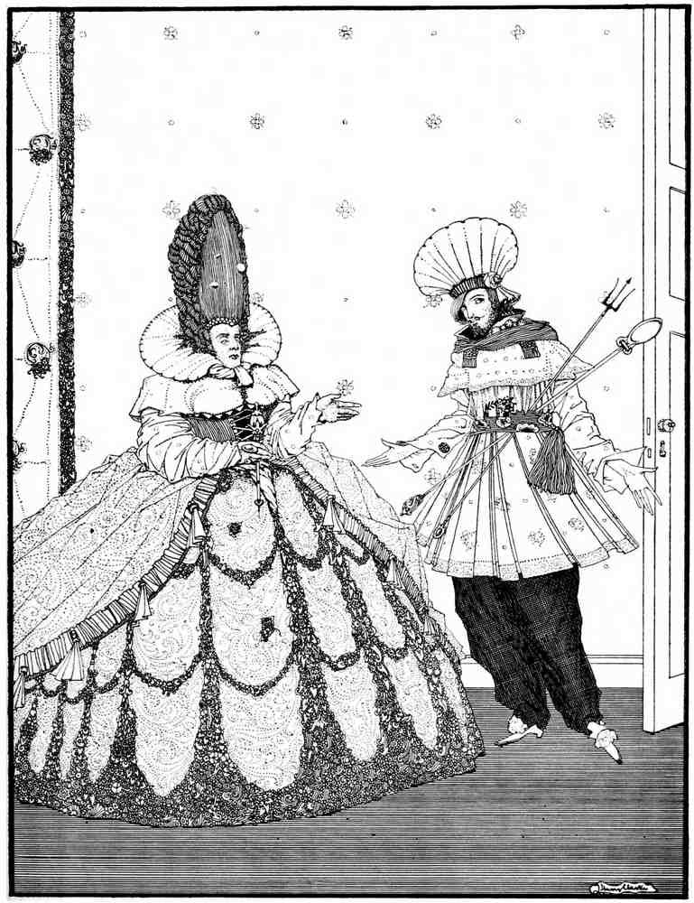 Harry Clarke 2 020 Vintage Illustration A4 Photo Print