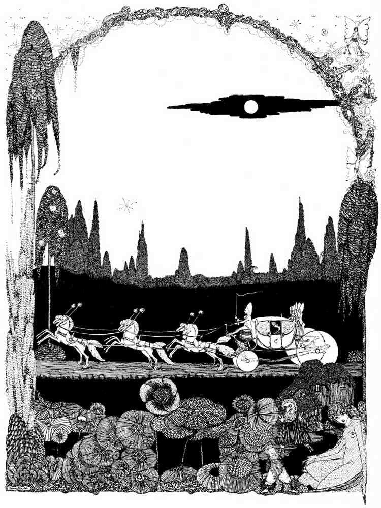 Harry Clarke 2 021 Vintage Illustration A4 Photo Print