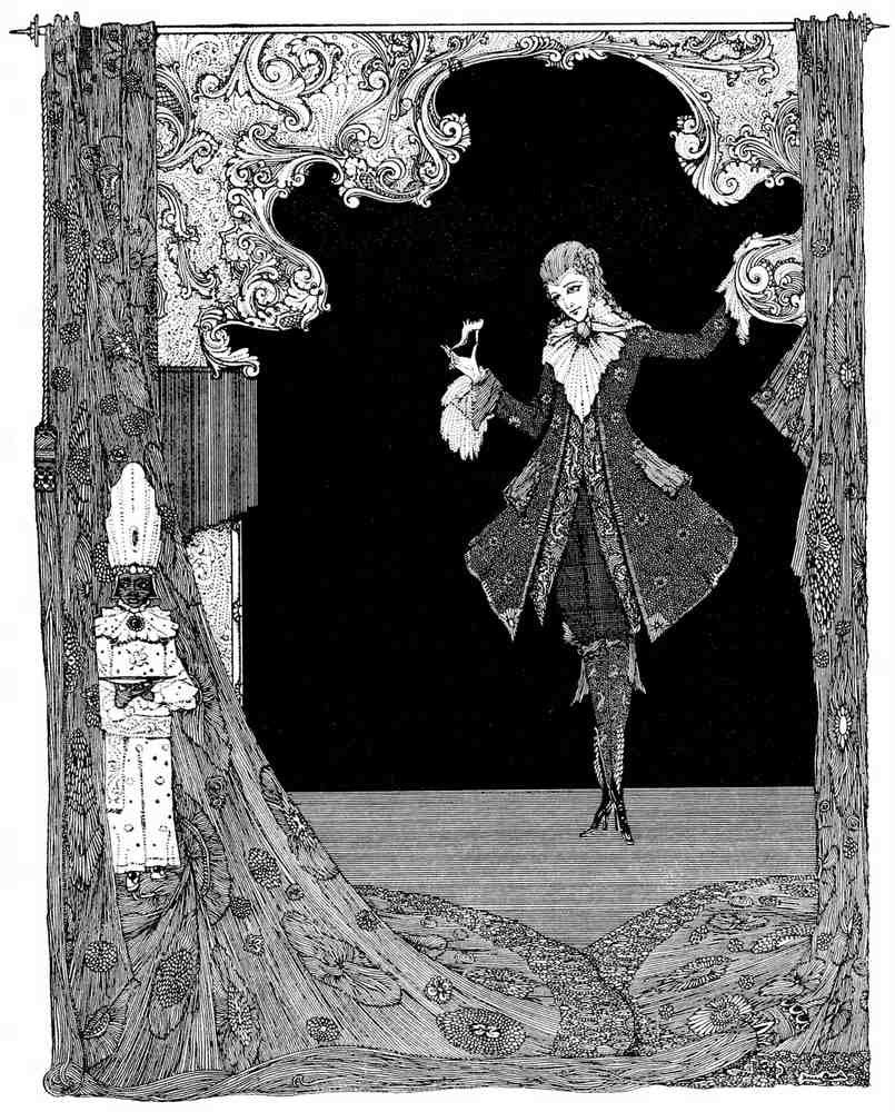 Harry Clarke 2 022 Vintage Illustration A4 Photo Print