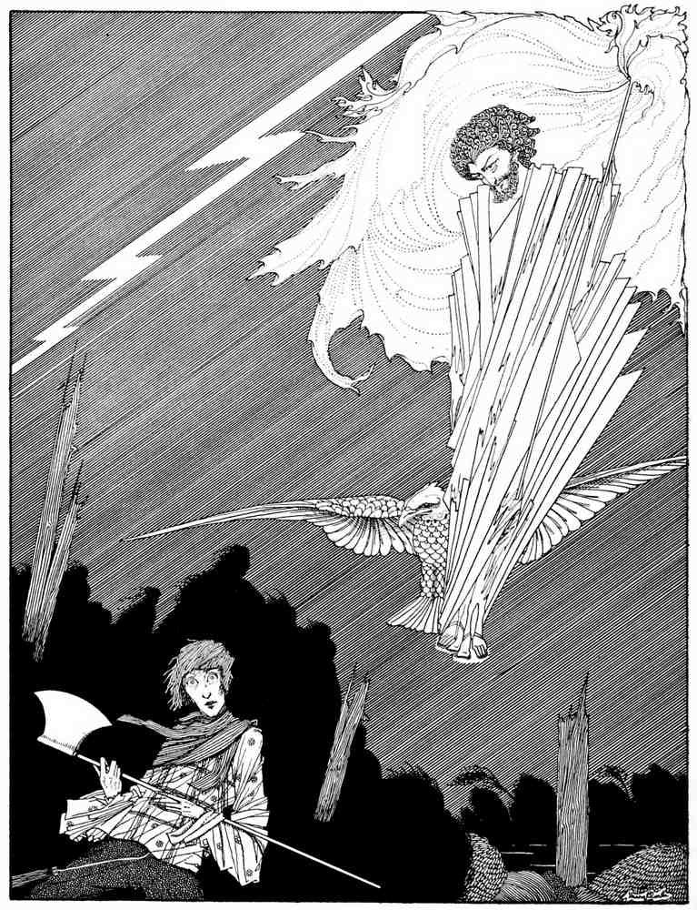 Harry Clarke 2 025 Vintage Illustration A4 Photo Print