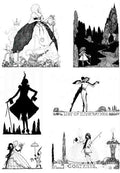 Harry Clarke 2 029 Vintage Illustration A4 Photo Print