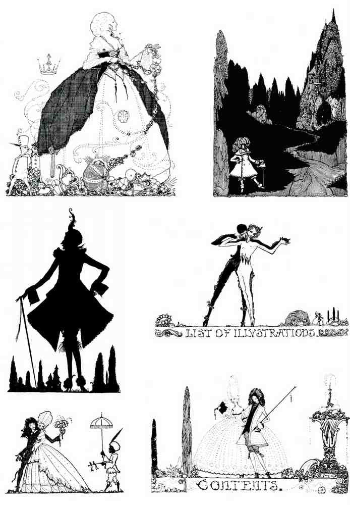 Harry Clarke 2 029 Vintage Illustration A4 Photo Print