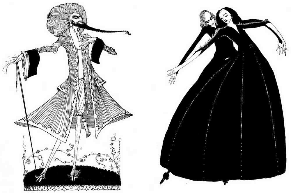 Harry Clarke 2 031 Vintage Illustration A4 Photo Print