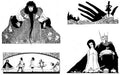 Harry Clarke 2 032 Vintage Illustration A4 Photo Print