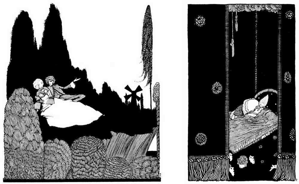 Harry Clarke 2 034 Vintage Illustration A4 Photo Print