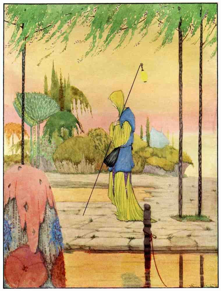 Harry Clarke 2 039 Vintage Illustration A4 Photo Print