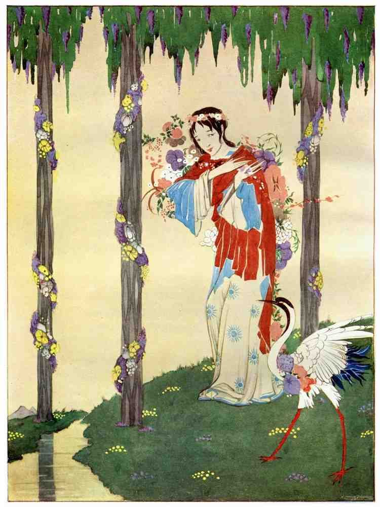 Harry Clarke 2 040 Vintage Illustration A4 Photo Print