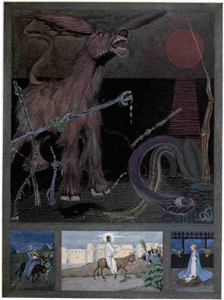 Harry Clarke 2 041 Vintage Illustration A4 Photo Print