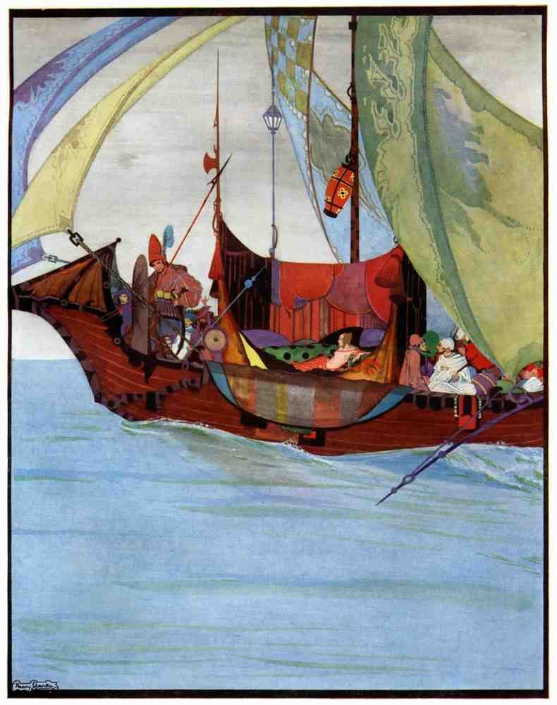 Harry Clarke 2 042 Vintage Illustration A4 Photo Print