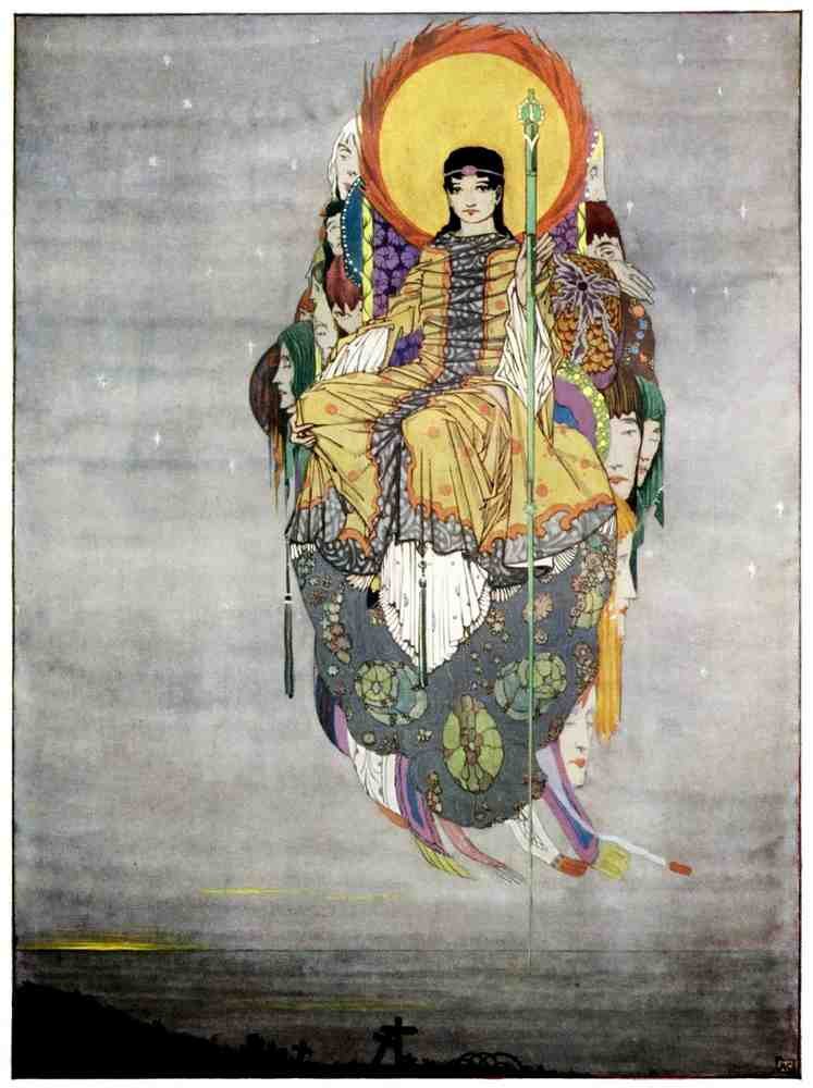 Harry Clarke 2 045 Vintage Illustration A4 Photo Print
