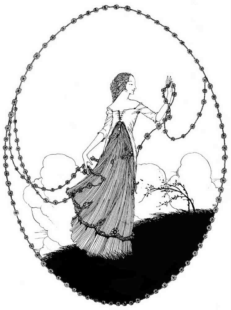 Harry Clarke 2 050 Vintage Illustration A4 Photo Print