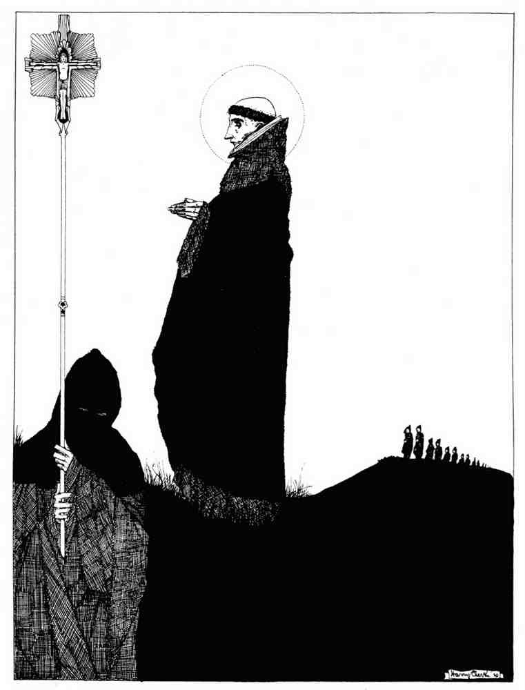 Harry Clarke 2 057 Vintage Illustration A4 Photo Print