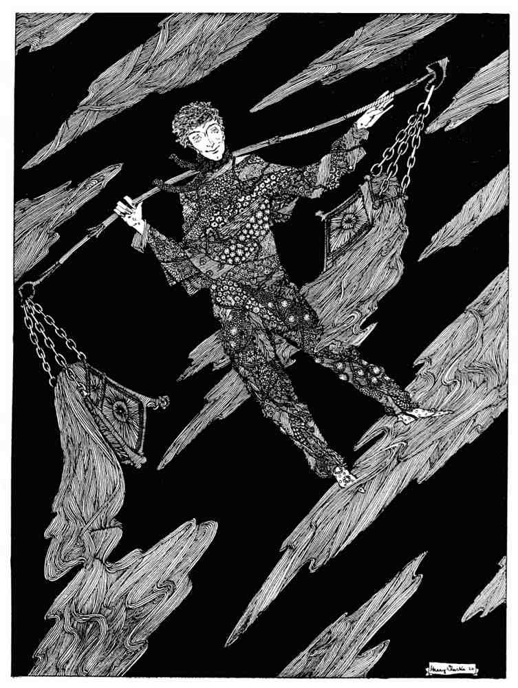 Harry Clarke 2 058 Vintage Illustration A4 Photo Print