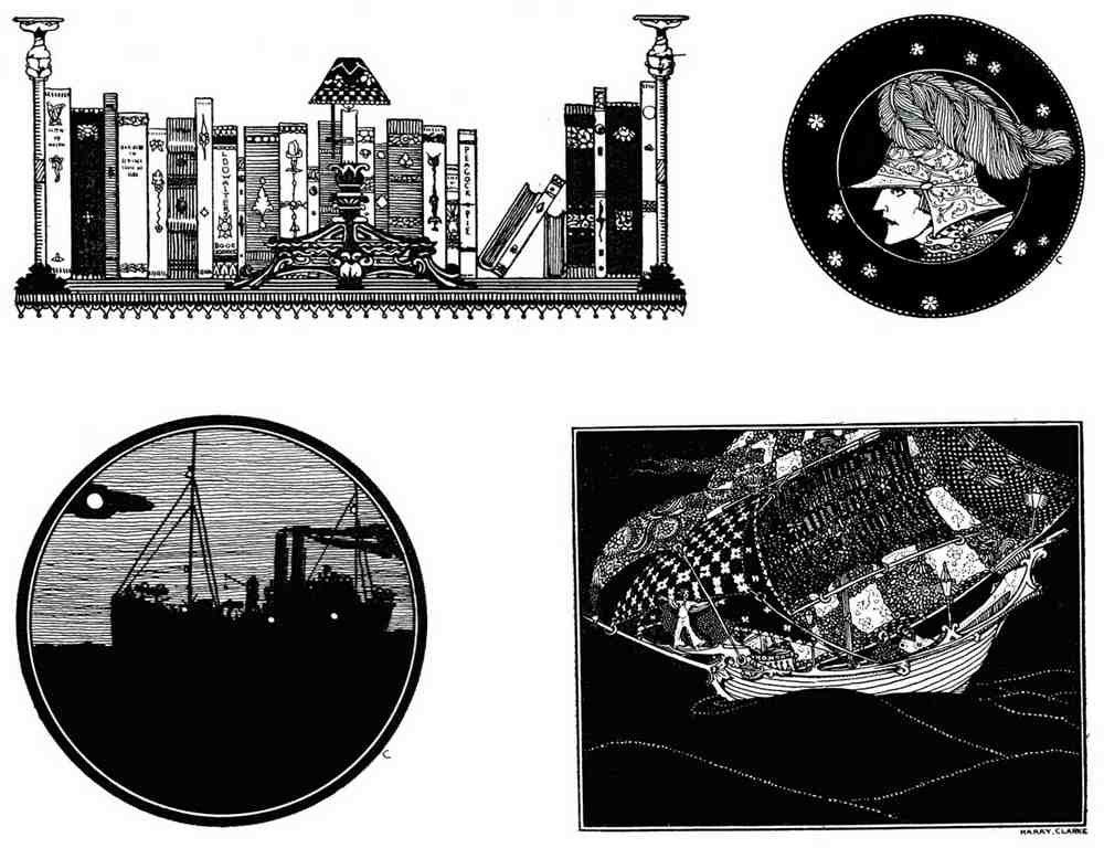 Harry Clarke 2 064 Vintage Illustration A4 Photo Print